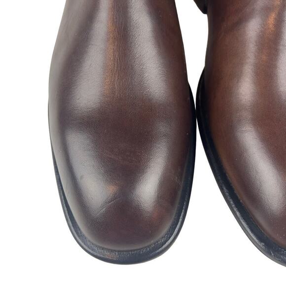DONALD‎ PLINER RYAN LEATHER MEMORY FAOM BOOTS IN CAPPUCCINO NWOB MEN'S SIZE 8 - Picture 3 of 15